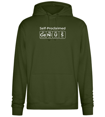 Periodic Table Genius Design - Premium Essential Unisex Hoodie_ARMY_front