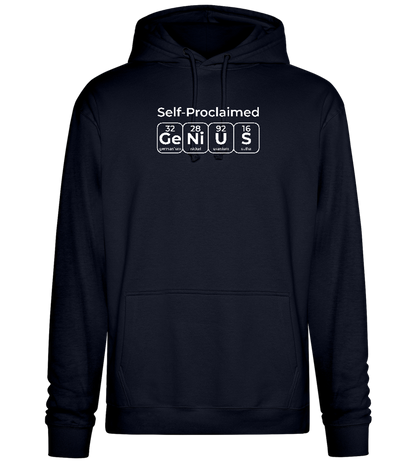 Periodic Table Genius Design - Premium Essential Unisex Hoodie_FRENCH NAVY_front