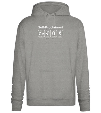 Periodic Table Genius Design - Premium Essential Unisex Hoodie_ORION GREY II_front