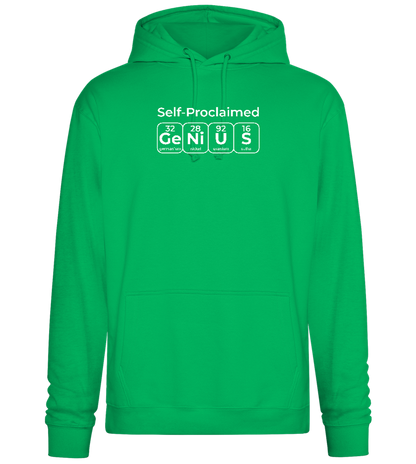 Periodic Table Genius Design - Premium Essential Unisex Hoodie_SPRING GREEN_front