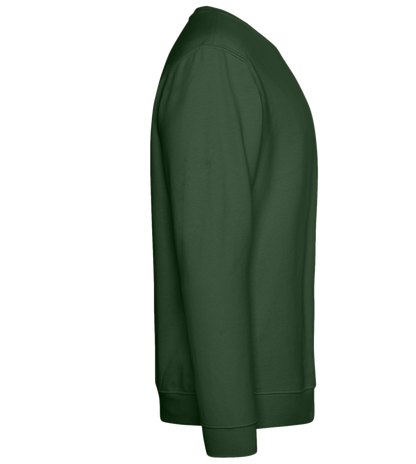 This Is What A Super Dad Looks Like Design - Comfort Essential Unisex Sweater_GREEN BOTTLE_right