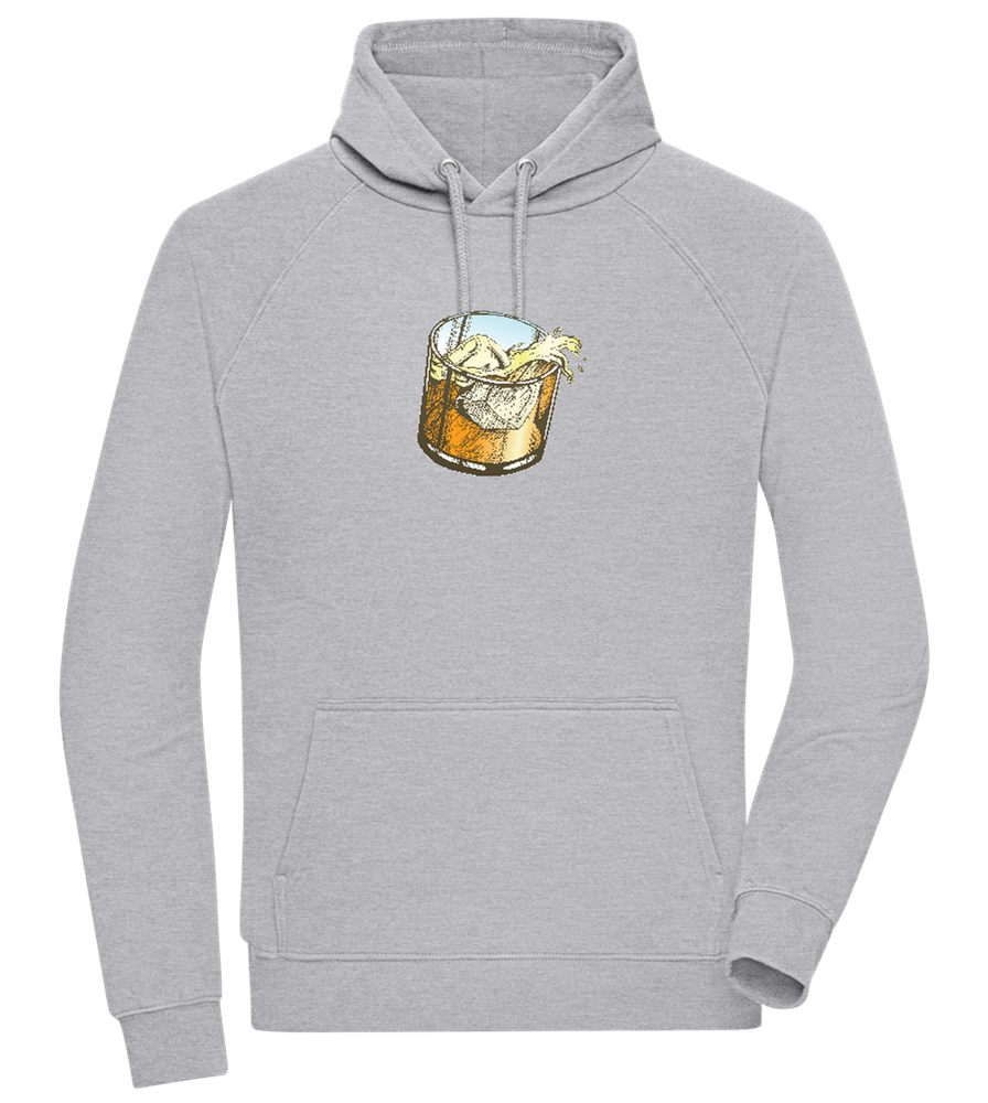 Whiskey Glass Design - Comfort unisex hoodie_ORION GREY II_front