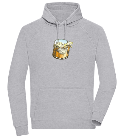 Whiskey Glass Design - Comfort unisex hoodie_ORION GREY II_front