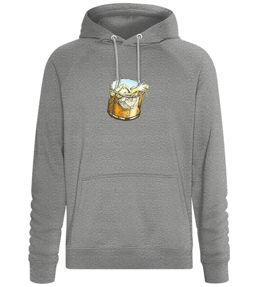 Whiskey Glass Design - Comfort unisex hoodie_ORION GREY II_front