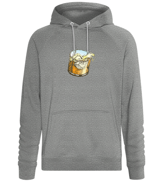 Whiskey Glass Design - Comfort unisex hoodie_ORION GREY II_front