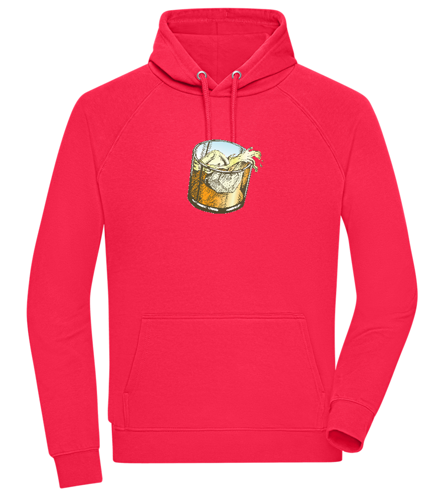 Whiskey Glass Design - Comfort unisex hoodie_RED_front