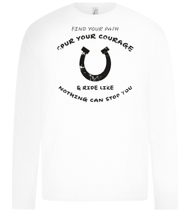 Spur Your Courage Design - Premium kids long sleeve t-shirt