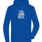 The Real Boss Design - Premium unisex hoodie_ROYAL_front