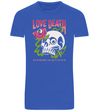 Skull Love Death Design - Basic Unisex T-Shirt_ROYAL_front
