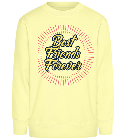 Friends Forever Design - Comfort Kids Sweater_AMARELO CLARO_front