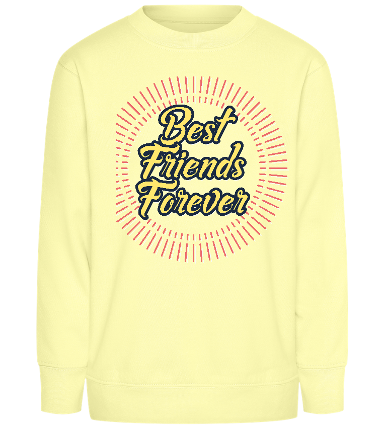 Friends Forever Design - Comfort Kids Sweater_AMARELO CLARO_front