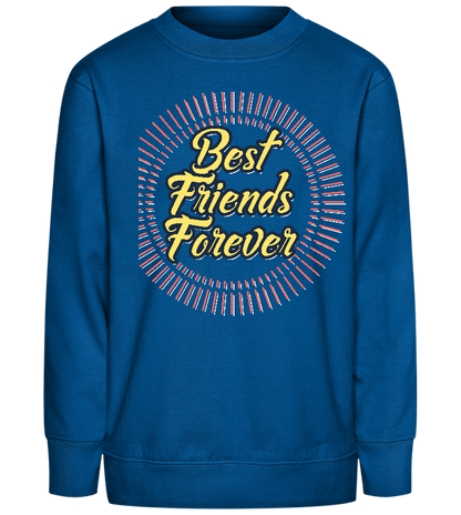 Friends Forever Design - Comfort Kids Sweater_ROYAL_front