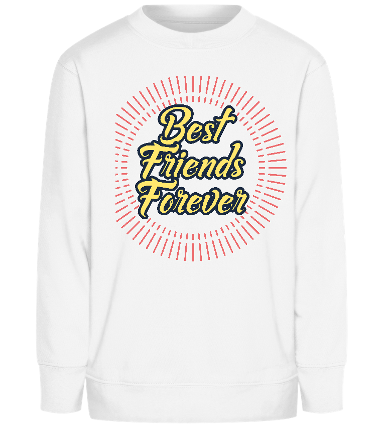 Friends Forever Design - Comfort Kids Sweater_WHITE_front