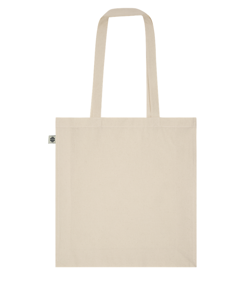 Essential organic cotton tote bag_BEIGE_front