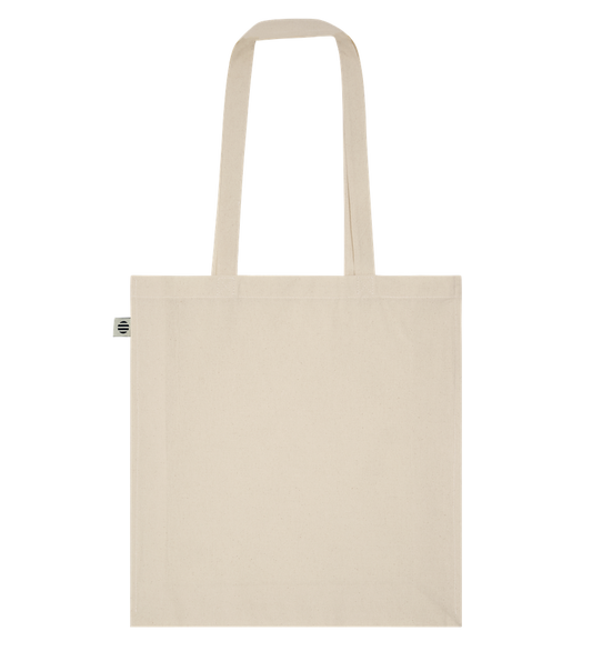 Essential organic cotton tote bag_BEIGE_front