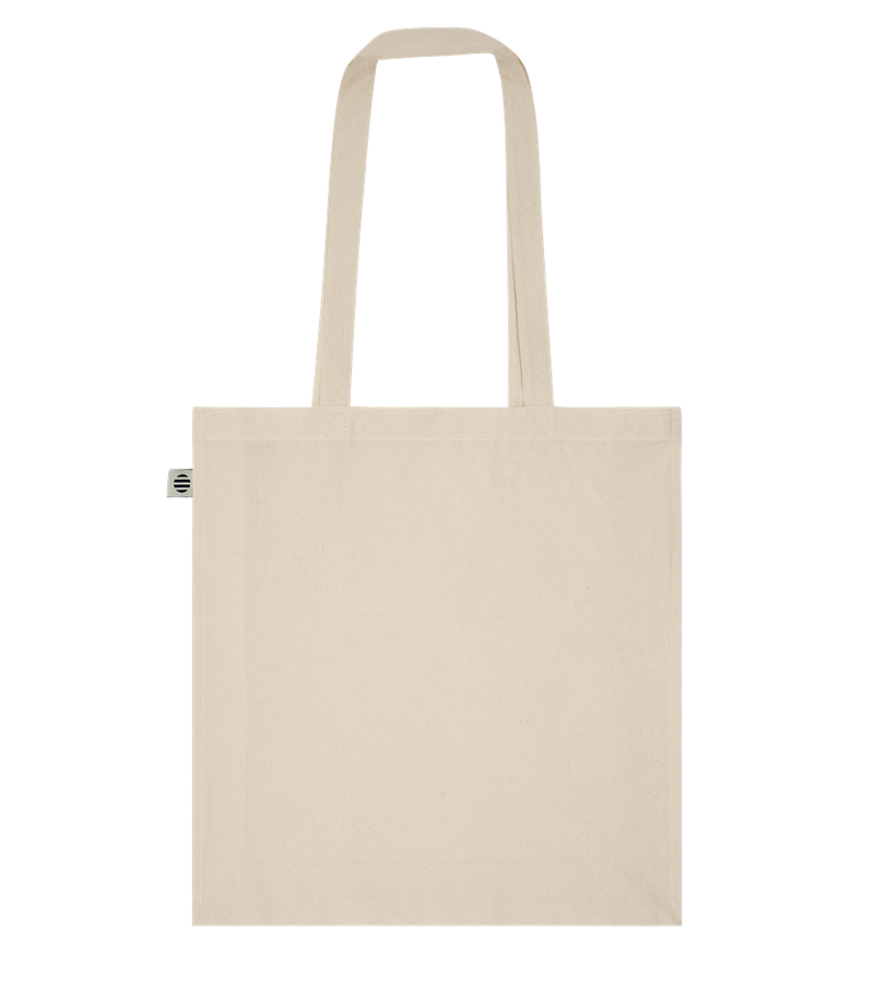 Essential organic cotton tote bag_BEIGE_front