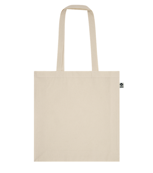 Essential organic cotton tote bag_BEIGE_back