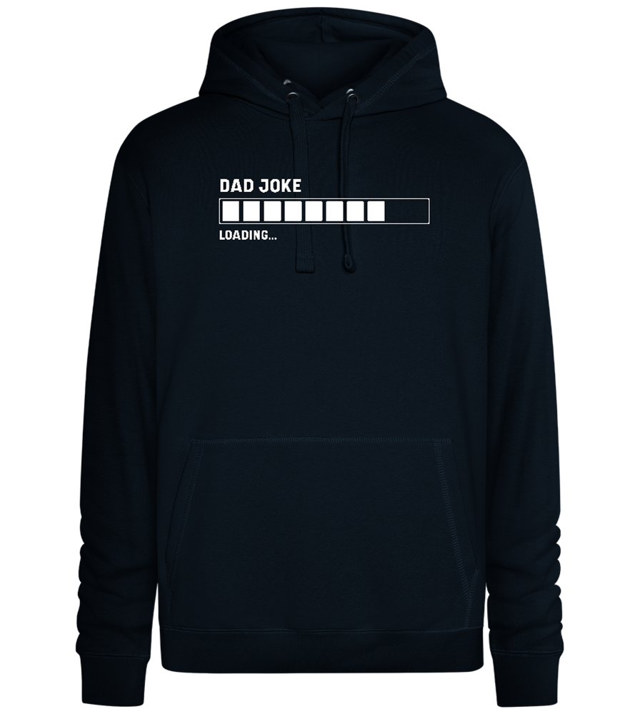 Dad Joke Loading Design - Premium unisex hoodie_BLACK_front