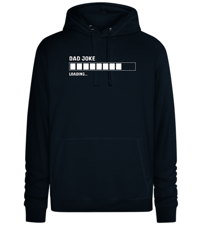 Dad Joke Loading Design - Premium unisex hoodie_BLACK_front