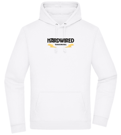 Hardwired Design - Premium Essential Unisex Hoodie_WHITE_front