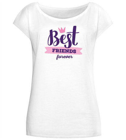 Best Friends Forever 1 Design - Comfort long t-shirt_WHITE_front