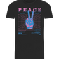 Peace Positive Mind Positive Life Design - Basic Unisex T-Shirt_DEEP BLACK_front