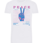 Peace Positive Mind Positive Life Design - Basic Unisex T-Shirt_WHITE_front