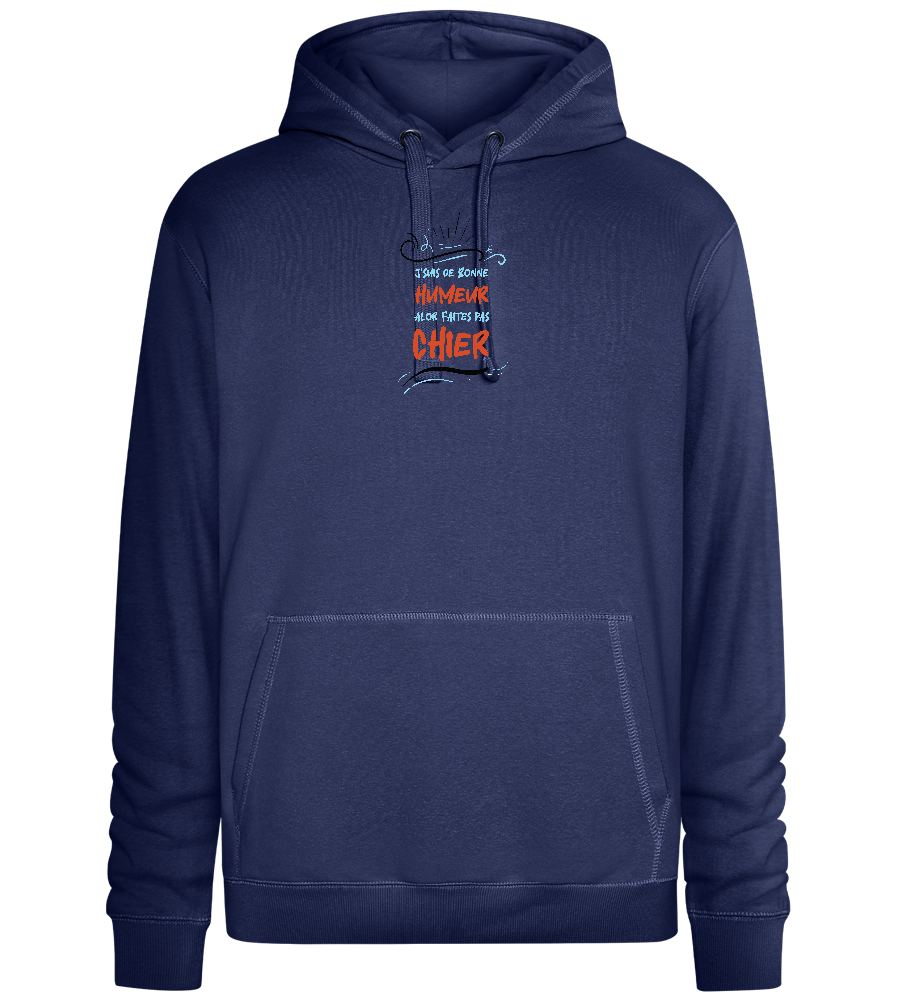 Good Mood Design - Premium unisex hoodie_DENIM CHINA_front