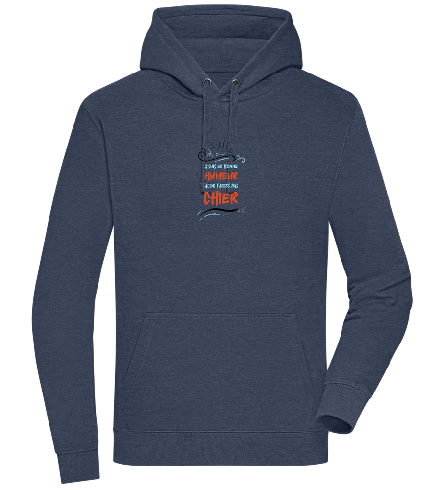 Good Mood Design - Premium unisex hoodie_DENIM CHINA_front