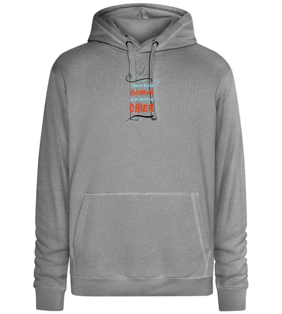 Good Mood Design - Premium unisex hoodie_ORION GREY II_front