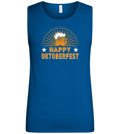 Happy Oktoberfest Design - Basic men's tank top_ROYAL_front