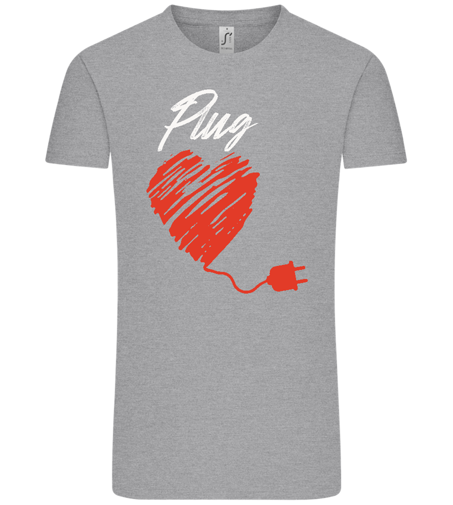 Plug Design - Comfort Unisex T-Shirt_ORION GREY_front