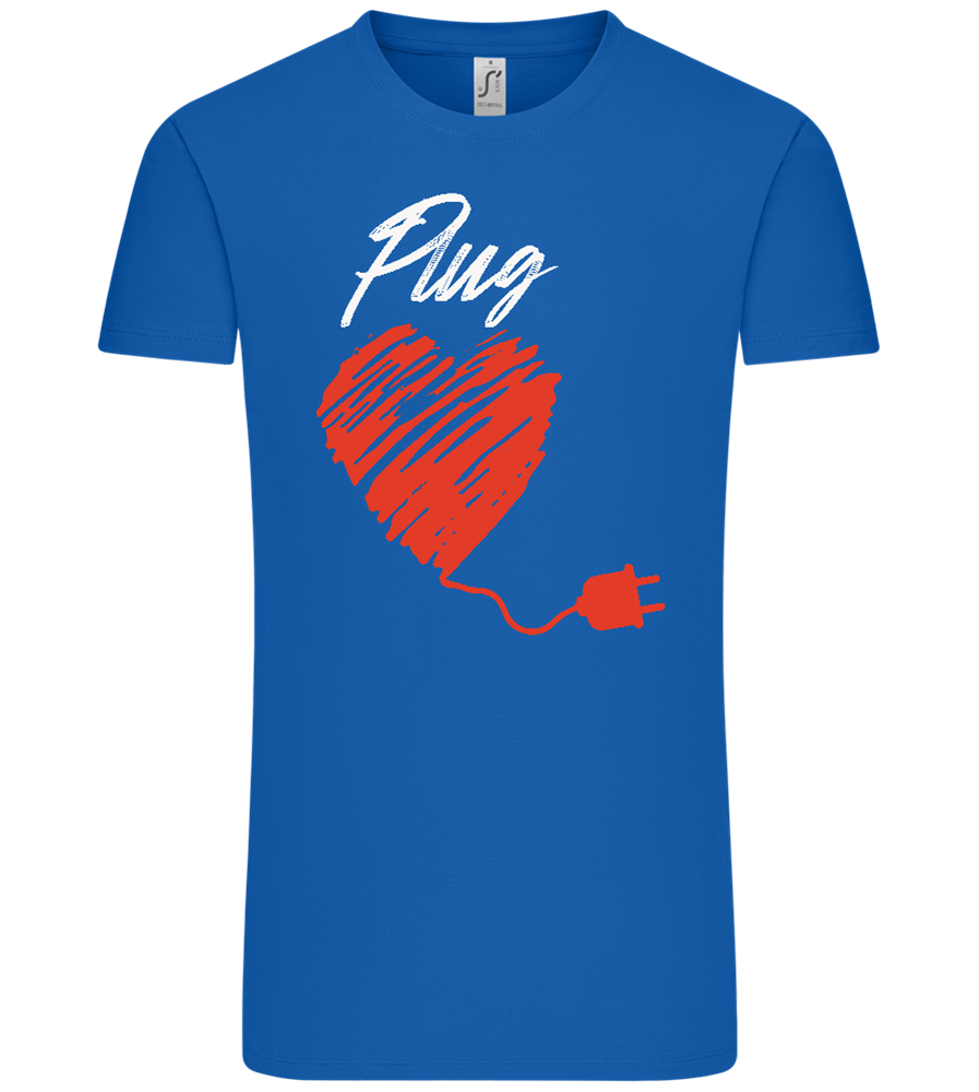 Plug Design - Comfort Unisex T-Shirt_ROYAL_front