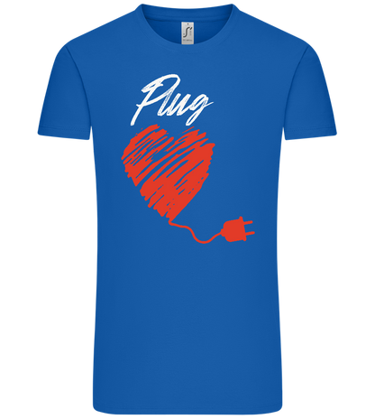 Plug Design - Comfort Unisex T-Shirt_ROYAL_front