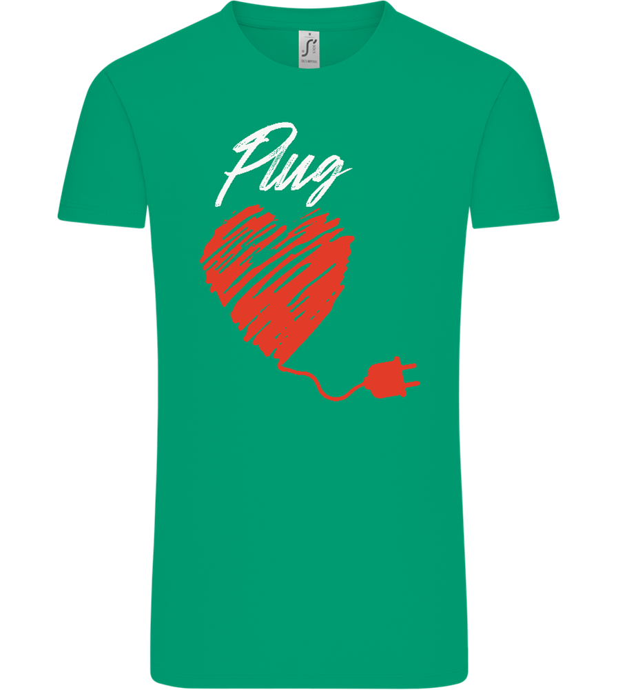 Plug Design - Comfort Unisex T-Shirt_SPRING GREEN_front