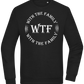 WTF With The Family Design - Comfort Essential Unisex Sweater_BLACK_front