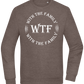 WTF With The Family Design - Comfort Essential Unisex Sweater_CHARCOAL CHIN_front