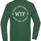 WTF With The Family Design - Comfort Essential Unisex Sweater_GREEN BOTTLE_front