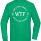 WTF With The Family Design - Comfort Essential Unisex Sweater_MEADOW GREEN_front