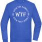 WTF With The Family Design - Comfort Essential Unisex Sweater_ROYAL_front