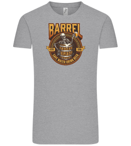 Save Water Drink Beer Barrel Design - Comfort Unisex T-Shirt