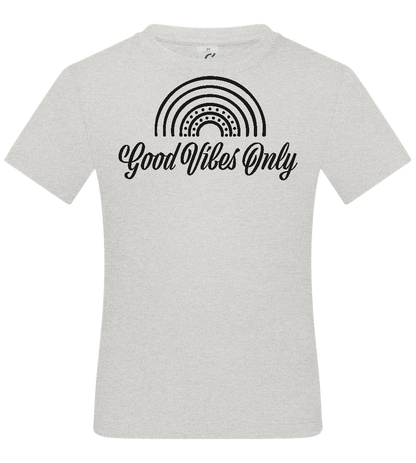 Good Vibes Only Design - Basic kids t-shirt_VIBRANT WHITE_front