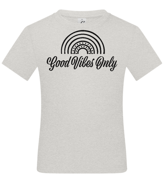 Good Vibes Only Design - Basic kids t-shirt_VIBRANT WHITE_front