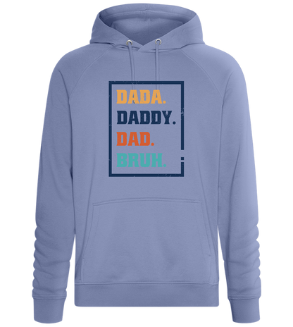 Daddy Bruh Design - Comfort unisex hoodie_BLUE_front