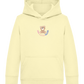 Cool Little Sister Teddy Bear Design - Comfort Kids Hoodie_AMARELO CLARO_front