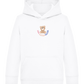 Cool Little Sister Teddy Bear Design - Comfort Kids Hoodie_WHITE_front