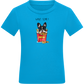 Want Some Fries Design - Comfort kids fitted t-shirt_TURQUOISE_front