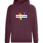 Born to Shine Design - Comfort unisex hoodie_BORDEAUX_front