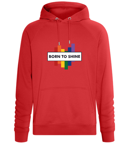 Born to Shine Design - Comfort unisex hoodie_RED_front