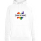 Born to Shine Design - Comfort unisex hoodie_WHITE_front